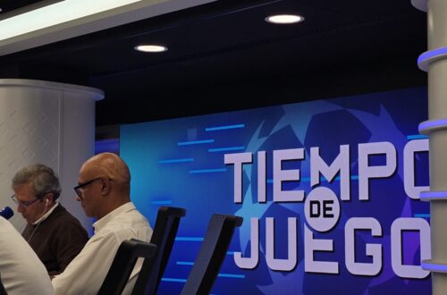 COPE Radio Tiempo de Juego studio during the Champions League night.